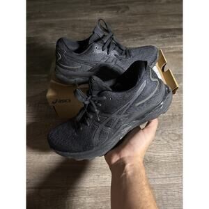 Asics Gel-Nimbus 24 Triple Black Athletic Running Sneakers Womens Size 9 US